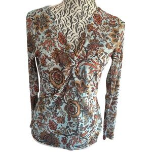 Jane & Delancey Floral Long Sleeve Top